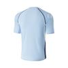 Li Ning Swimming Series Round Neck Raglan Logo Short Sleeve Swimwear Men Swimwear Ice-River-Blue Deep-Lantern-Blue ASLU125-2