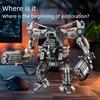 Science Fiction Building Blocks Action Robot Mecha MOC Bricks Toys Christmas Gifts for Boys Adult Children Desktop Decoration