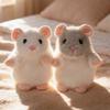 Soft Plush Simulation Mouse Doll 3 Colour Flower Branch Plush Toy Pet Cat Toy