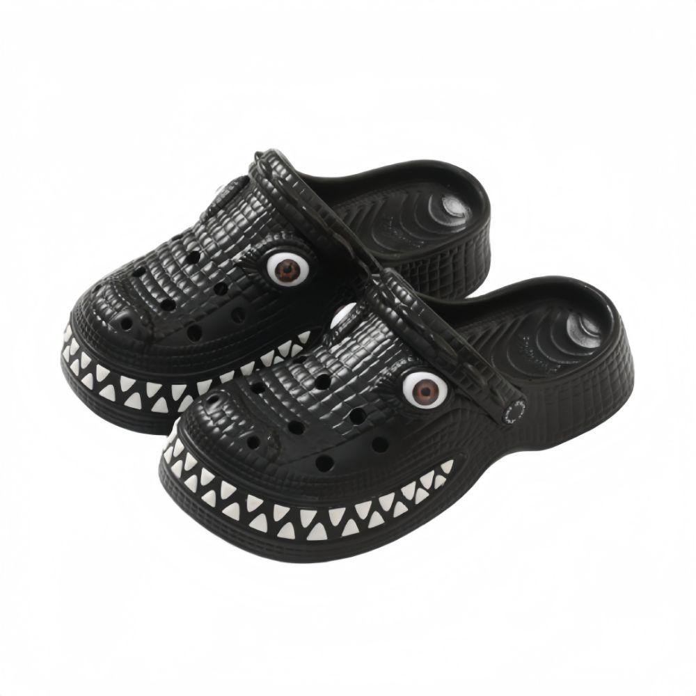 Crocodile Shape Children's Sandals Cartoon Beach Slippers Kids Slippers For Boys Aged 4-7