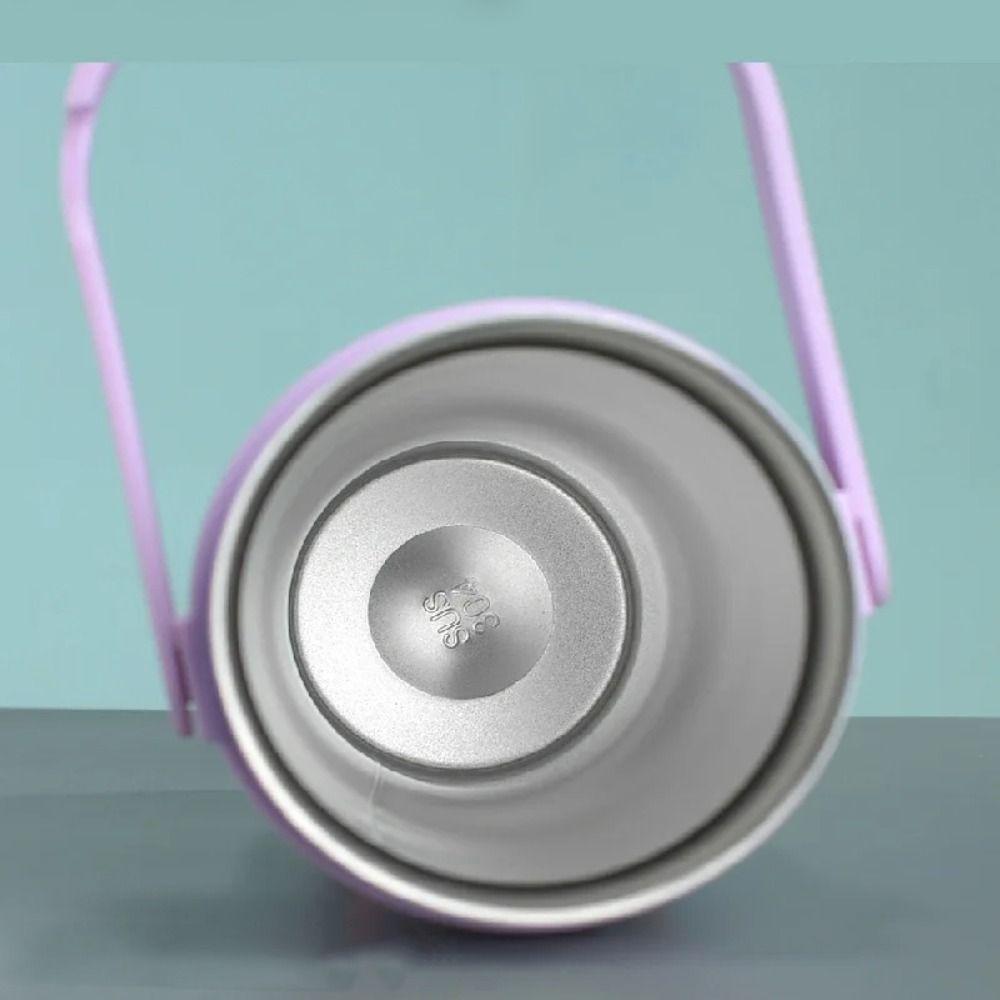 With Straw Portable Insulation Cup Large Capacity Office Double Drink Cup  Outdoor Activities