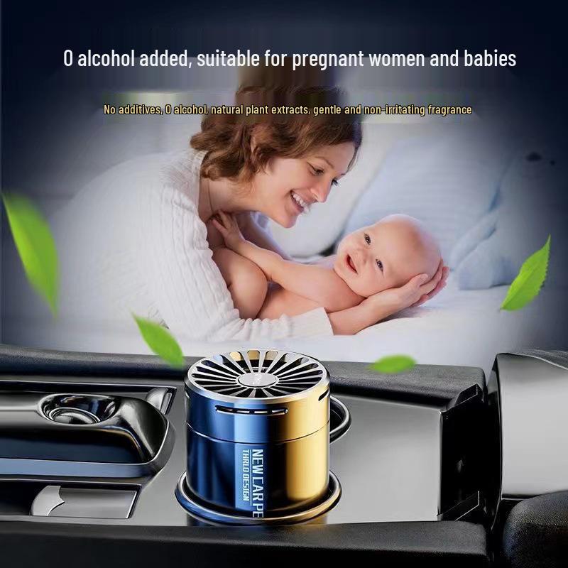 High-End Solid Car Air Freshener Perfume Ornament