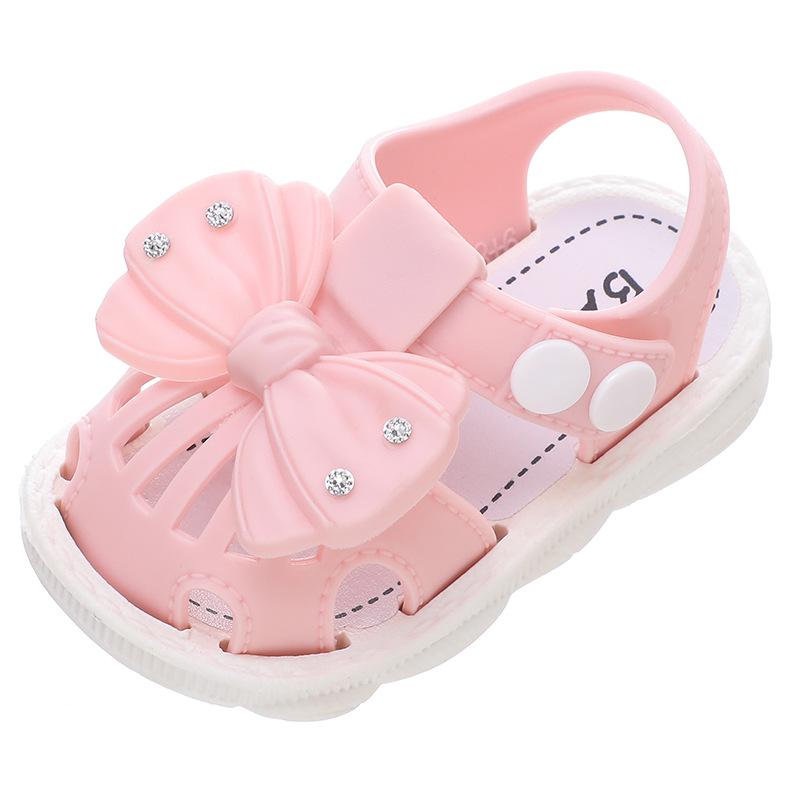 Protiskluzové Měkké Spodní Dětské Sandály s Kresleným Vzorem pro Dívky