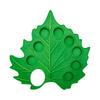 Plastic Leaf-Shaped Palette 8 Removable Well Paint Tray Palette with Thumb Hole for Acrylic Oil Watercolor Painting