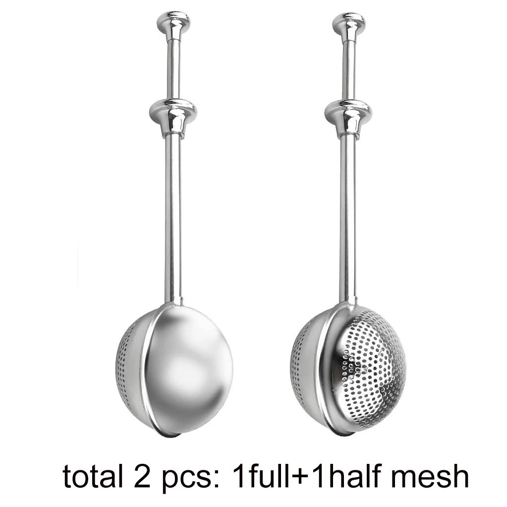 2025 New Stainless Steel Tea Infuser - 2Pcs Fine Mesh Tea Ball Strainer | Loose Leaf Tea Steeper Spoon Filter
