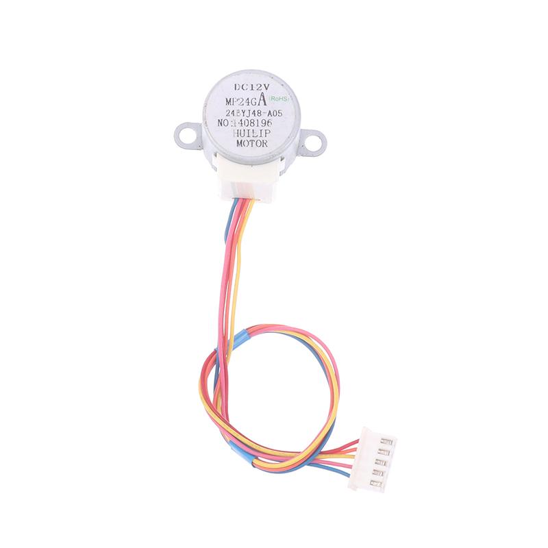Ratio 64:1 For Single Chip Microcomputer/Camera Monitoring 4-Phase 5-Wire Dc Gear Stepper Motor 12V 24Byj48 Reduction Motor