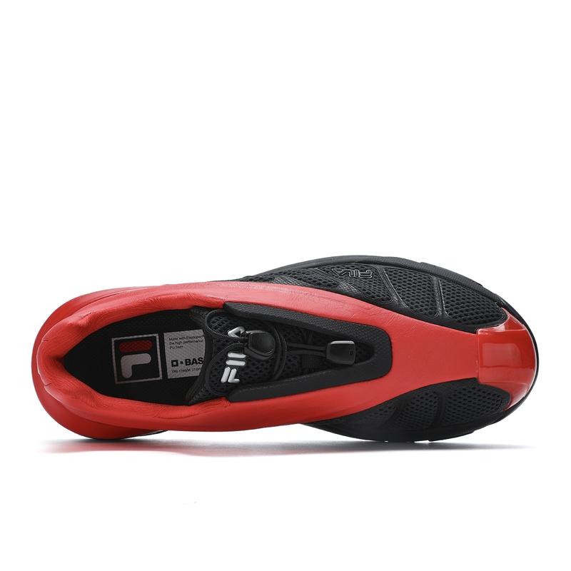 Fila Couple Matching Versatile Fashion Low-Top Casual Shoes Women Sneaker Fire-Red Black F12W431116FFB