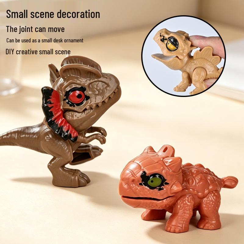 Children's Dinosaur Bite Finger Toy - Animal Cartoon Model, Boys' Gift