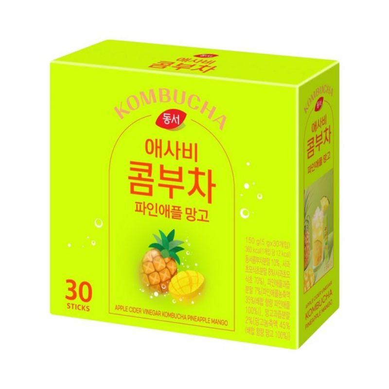 Dongsuh Apple Cider Vinegar Kombucha Pinapple Mango 5g X 30 Sticks 1box (30ea)