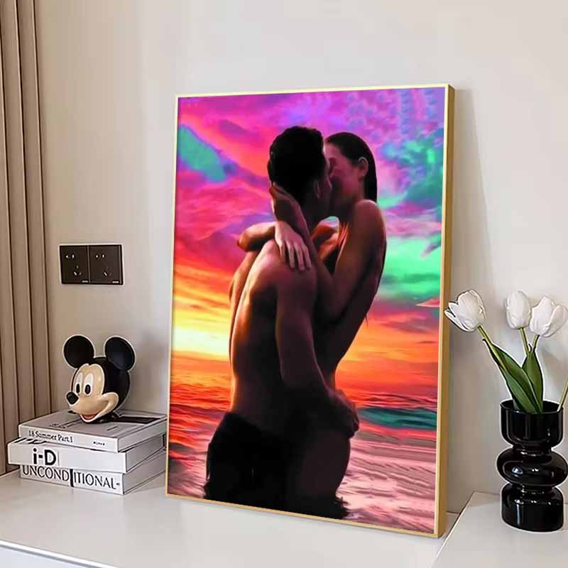 5D DIY Vollkreis Diamantmalerei "Liebespaar" Stickerei Kreuzstich Heimdekoration Geschenk