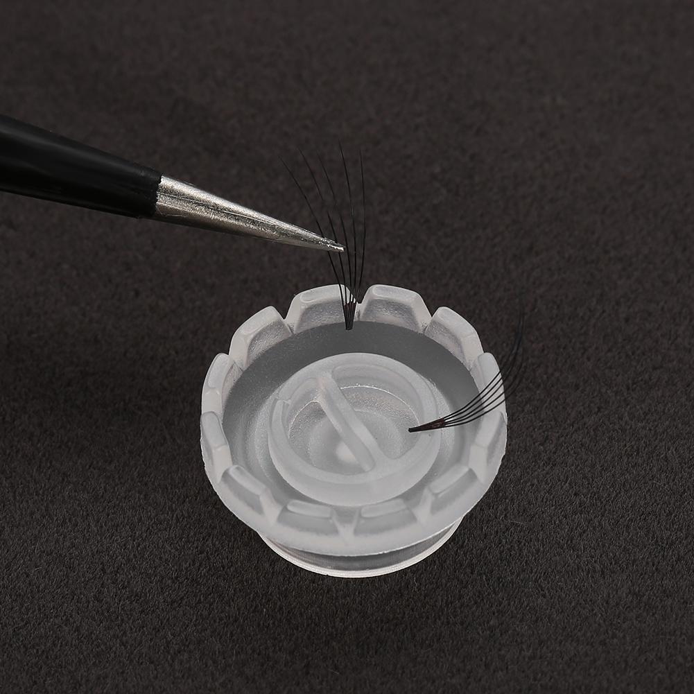 Eyelash Extension Tool 10Pcs Plastic Eyelash Glue Holder Eyelashes Adhesive Stand Blossom Cup
