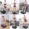 Vibration Plate Training Device, Full-Body Training Fitness Platform, Vibration Plate with Resistance Bands for Home Equipment with Speed Control