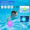 16 Colors Floating Pool Lights 7.8cm Inflatable Pool Beach Ball For Swimming Pool Party Outdoor Balloon LED Garden Ball Light