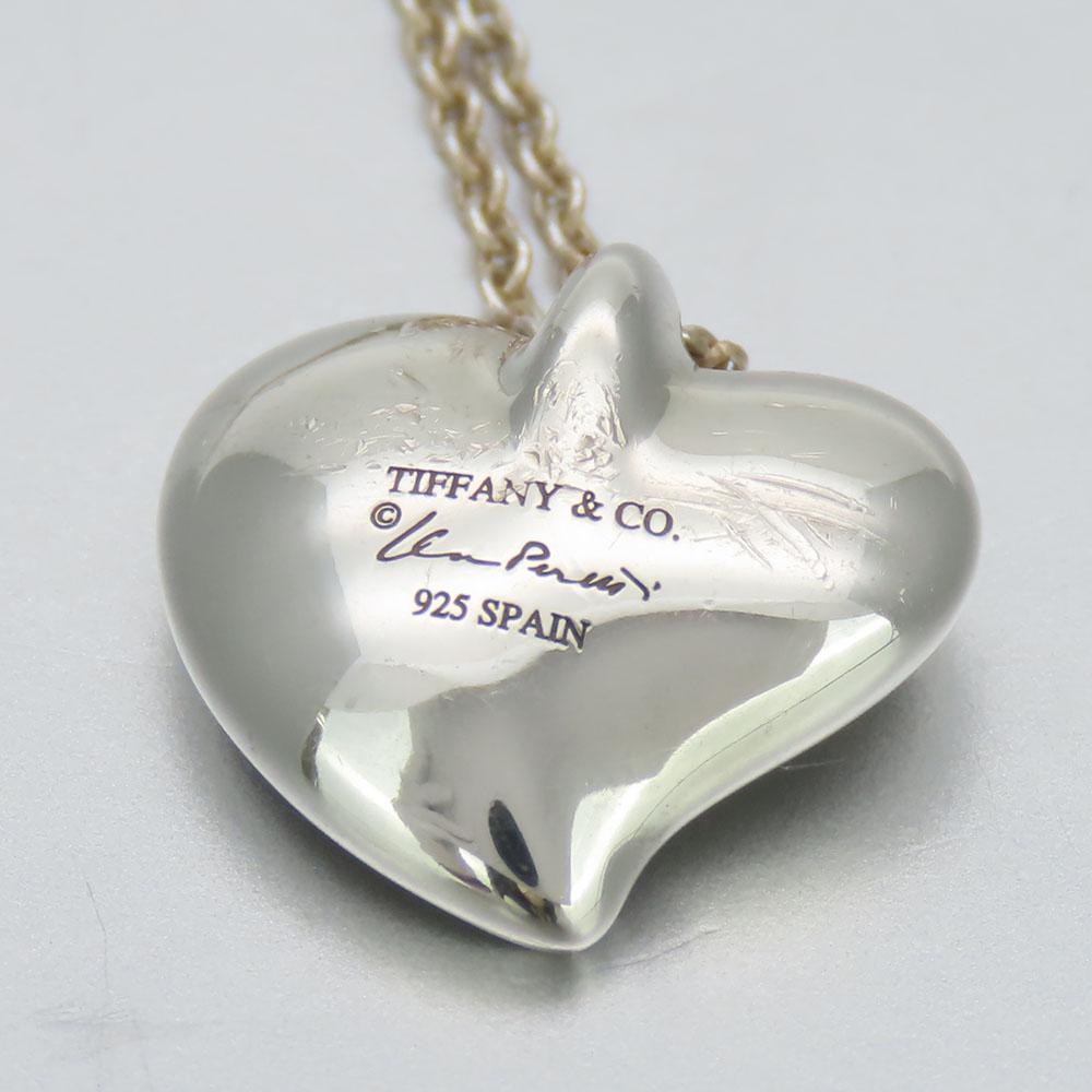 Used TIFFANY&Co. Necklace Curved heart Silver925 4.2g Silver El Saperetti