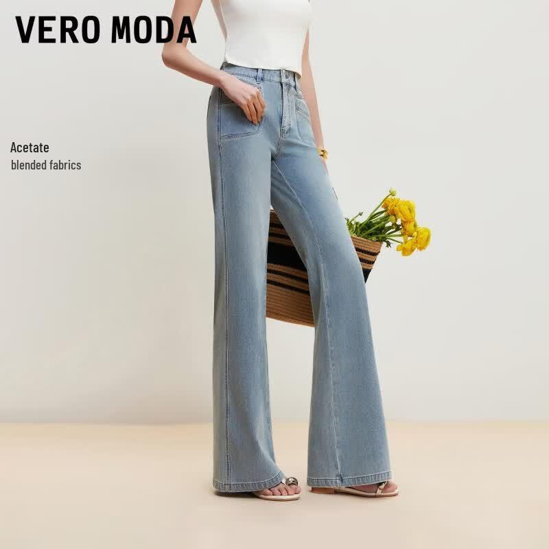 

VEROMODA Women s Heart-Yoke Flared Jeans XL