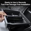 Heenvn For Tesla Model Y Launch Juniper Model Y L 2025 2026 Center Console Armrest Double-layer Storage Box ABS Car Organizer