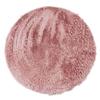 Extra Soft Thin and Flexible Pink Rug Diam.160