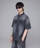Life Work Linen Blend Two-Pocket Denim Short-Sleeve Shirt
