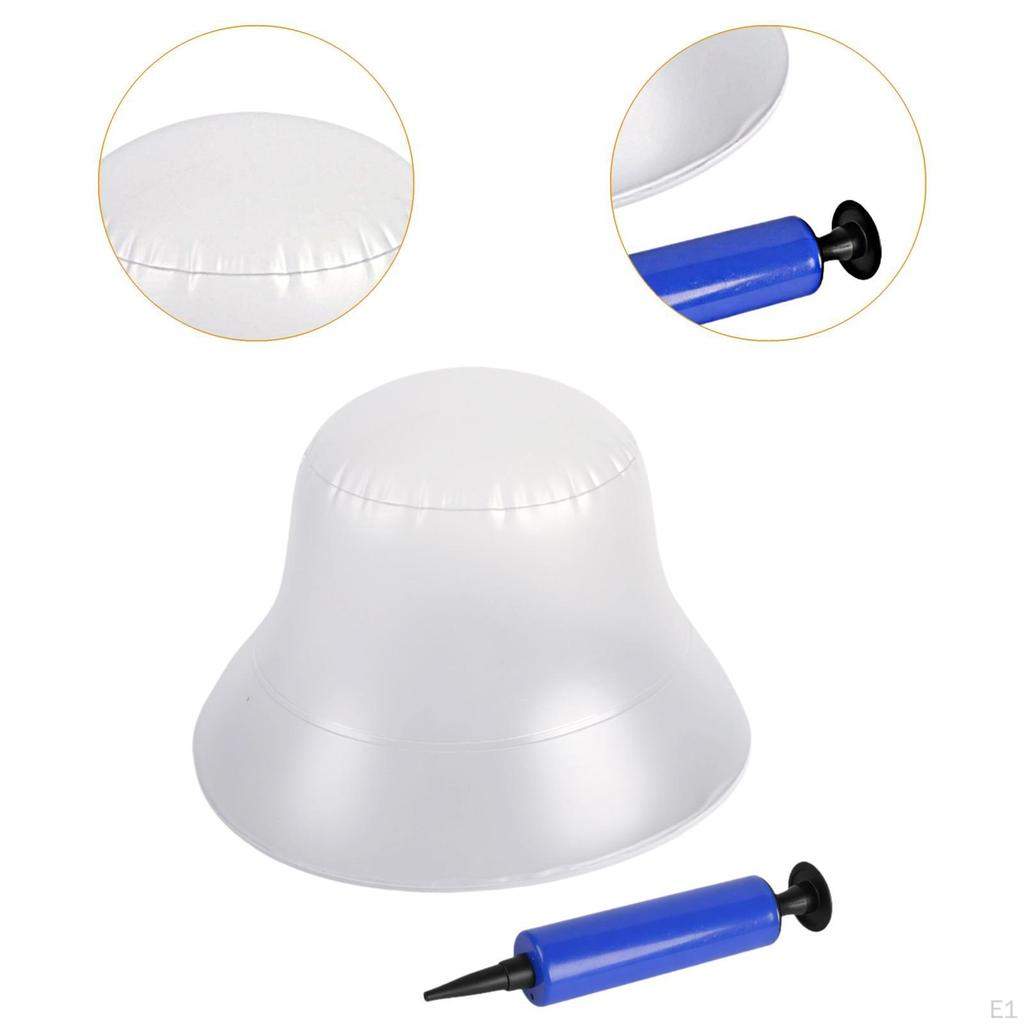 Inflatable Hat Stand Inner Support Clear Lightweight Cap Organizer with Pump for Boutique Exhibition