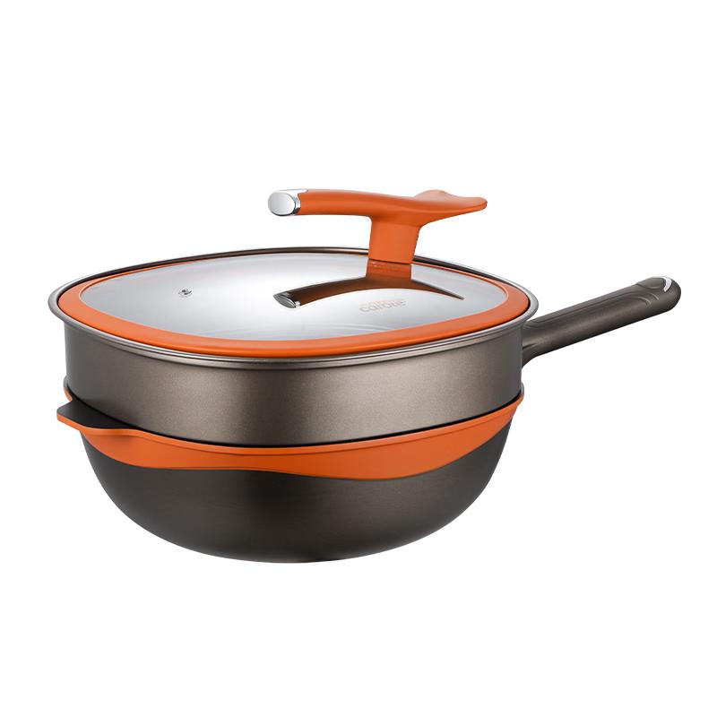 

CaROTE Набор из 3 предметов квадратной титановой посуды с антипригарным покрытием