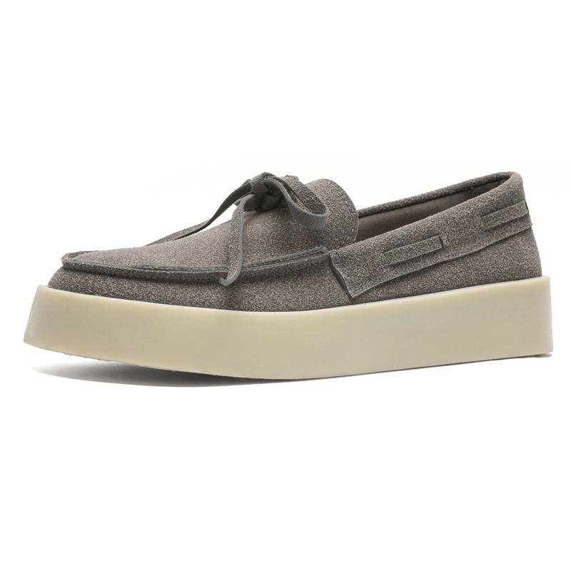 

Fashion Spring new men s loafers Trendy comfortable designer styles Outdoor leisure street Classic Black Gray versatile youth shoes 39 серый