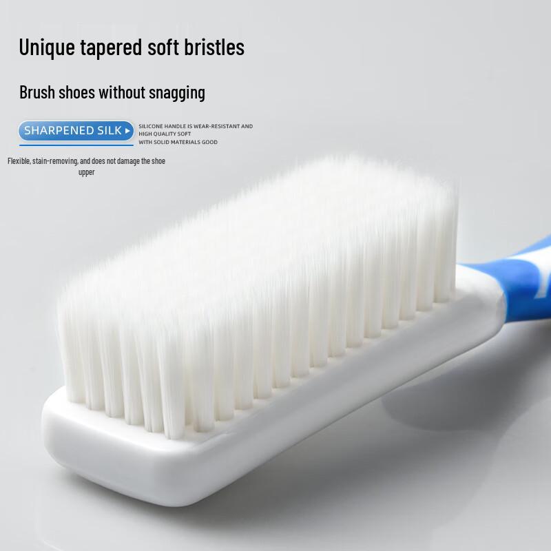Multifunktionale Schuhputzbürste mit weichen Borsten