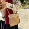 Trendy Retro Small Pu Leather Mobile Bag For Unisex Style Soft Shoulder Crossbody