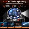 2026 New 1100mAh Battery Outdoor Ultra Durable Men Smartwatch Flashlight Heart Rate Bluetooth Call 5ATM Waterproof Sports Smart Watch