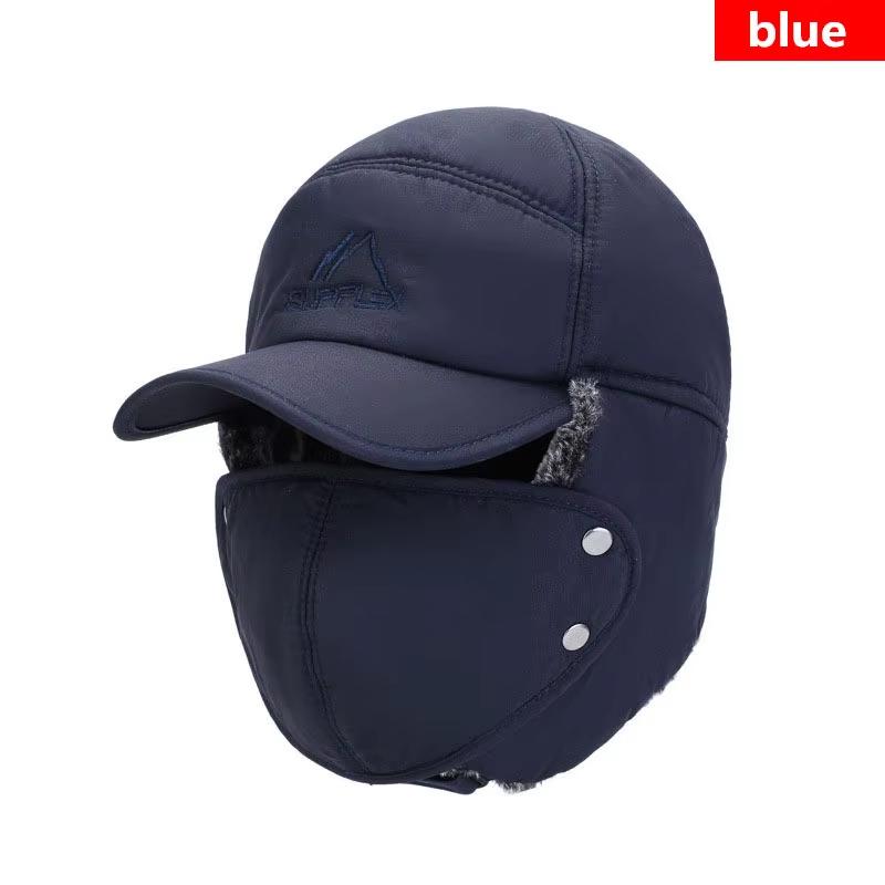 2025 Cycling Cap Winter Warm Hat Thickened Mask Motorcycle Thickened Warm Cotton Hat Windproof Ski Outdoor Sports Fisherma