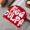 Women's Winter Rhinestone Knit Jacquard Hat - Stylish Warm Outdoor Head Wrap