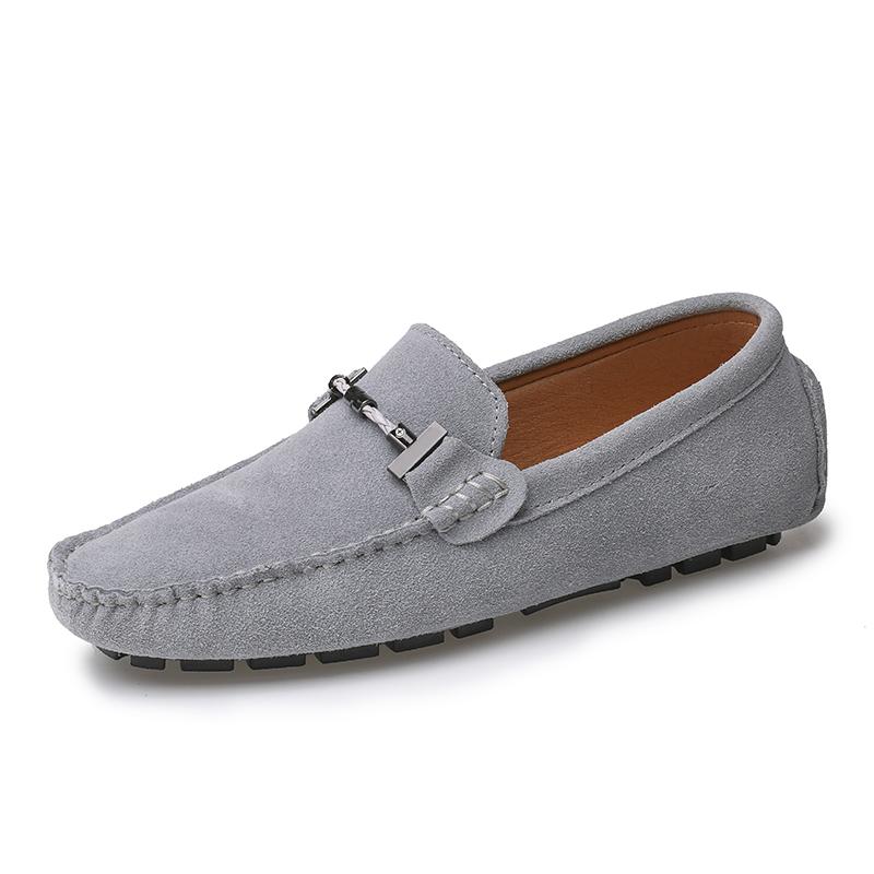 Fashion High Quality Men Summer Shoes Luxury Brand Loafers Men Shoes Casual Suede Slip On Breathable Comfortable Nubuck Moccasins Shoes