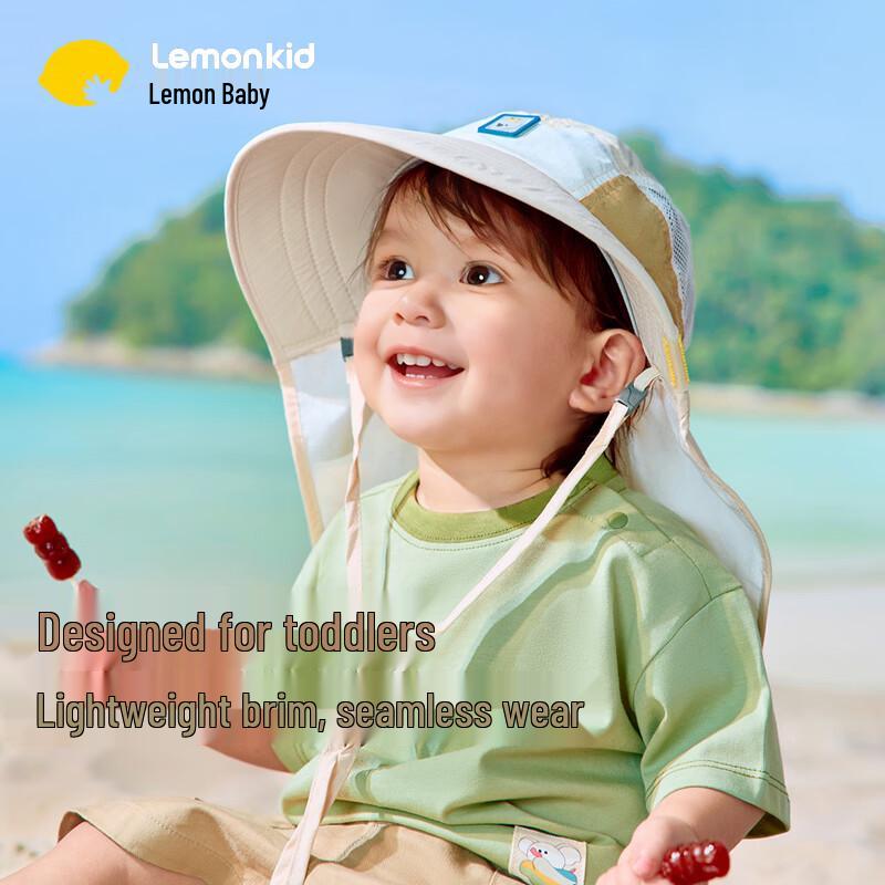 Lemonkid Kids UV Protection Wide-Brim Sun Hat M (6-11 Years)