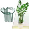 8 Pieces Garden Plant Stakes, Metal Construction in Half Round Shape for Various Flowers