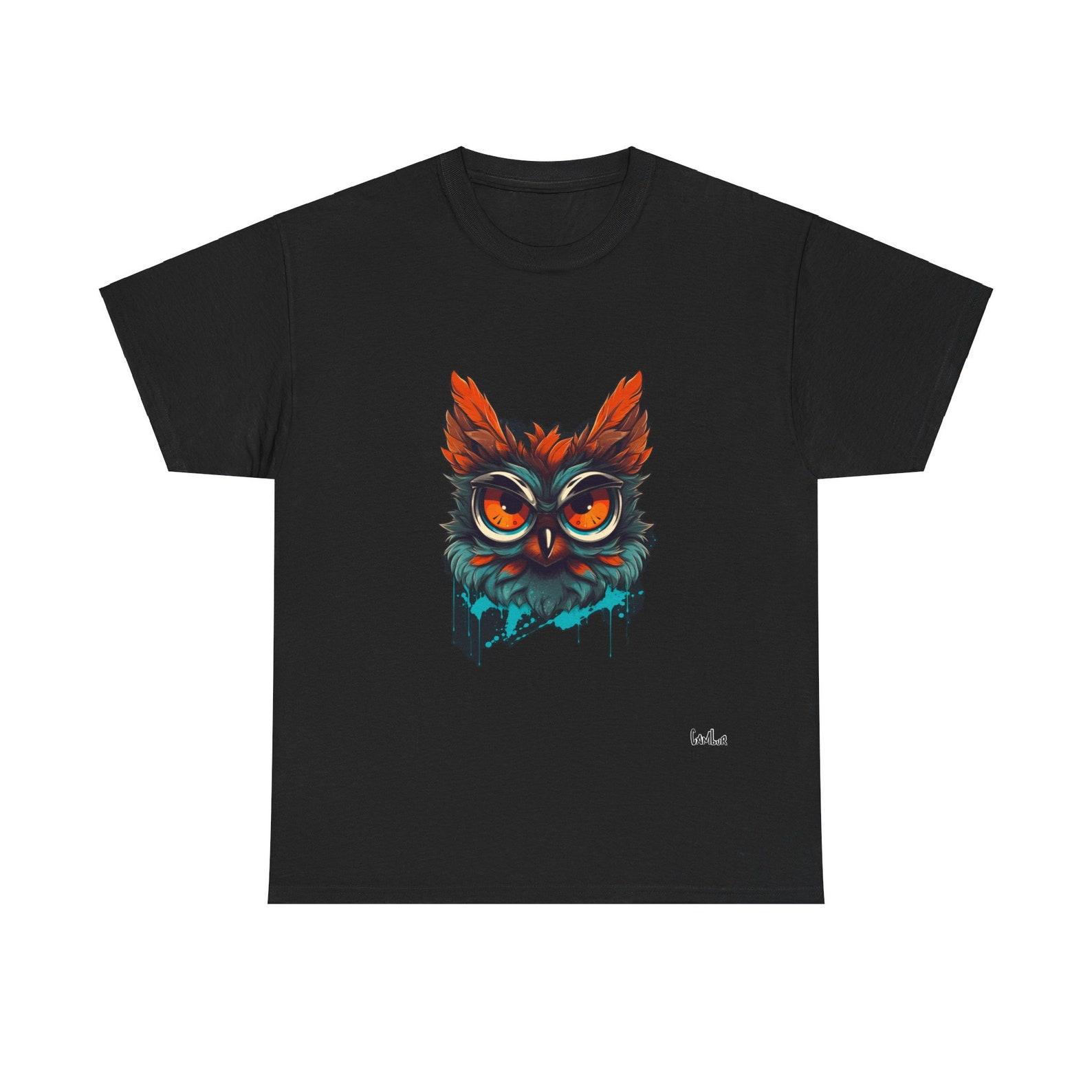 Owl Unisex Heavy Cotton Tee S