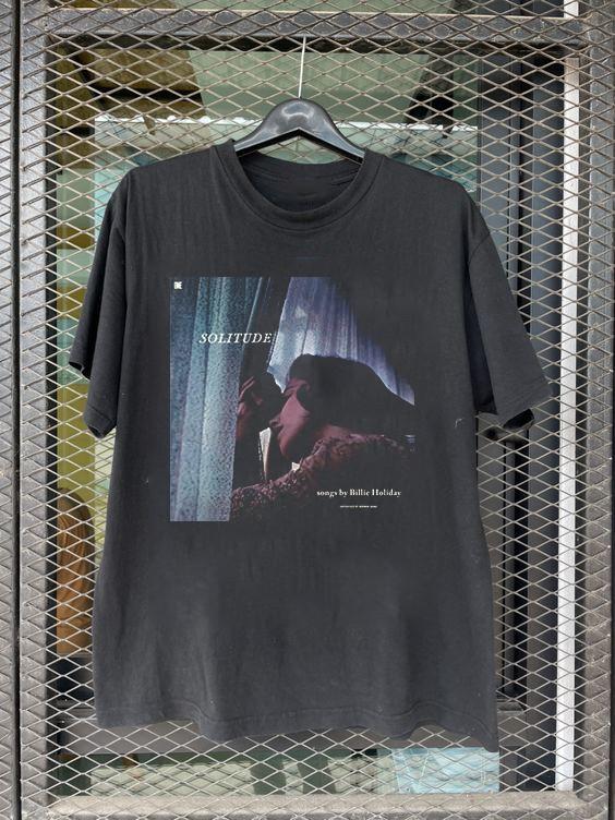 Billie Holiday Solitude Album Graphic Tee Cotton T Shirt Size S-5XL L
