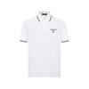 [Skin Friendly, Comfortable, Fashionable, Color Blocking] Spring and Summer Clean, Simple, Versatile Men's Short Sleeved Polo Shirt for Commuting