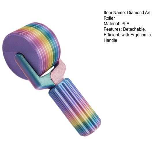 Váleček pro Diamond Art Kamínková Výšivka DIY Řemeslný Nástroj Odnímatelný Nástroj pro Diamond Art s Ergonomickou Rukojetí pro Rychlé Zabezpečení Umístění Diamantů