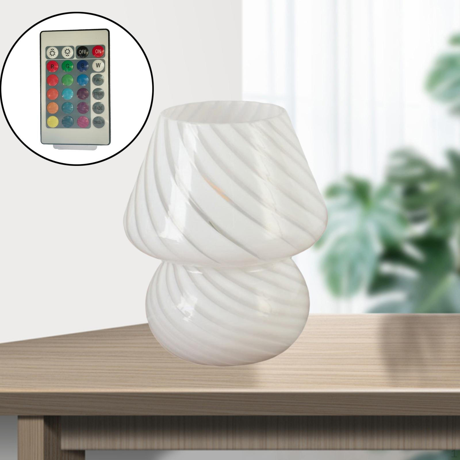 

Bedside Lamp for Home Use, Nightstand Light Living and Bedroom RC 16 Colors білий