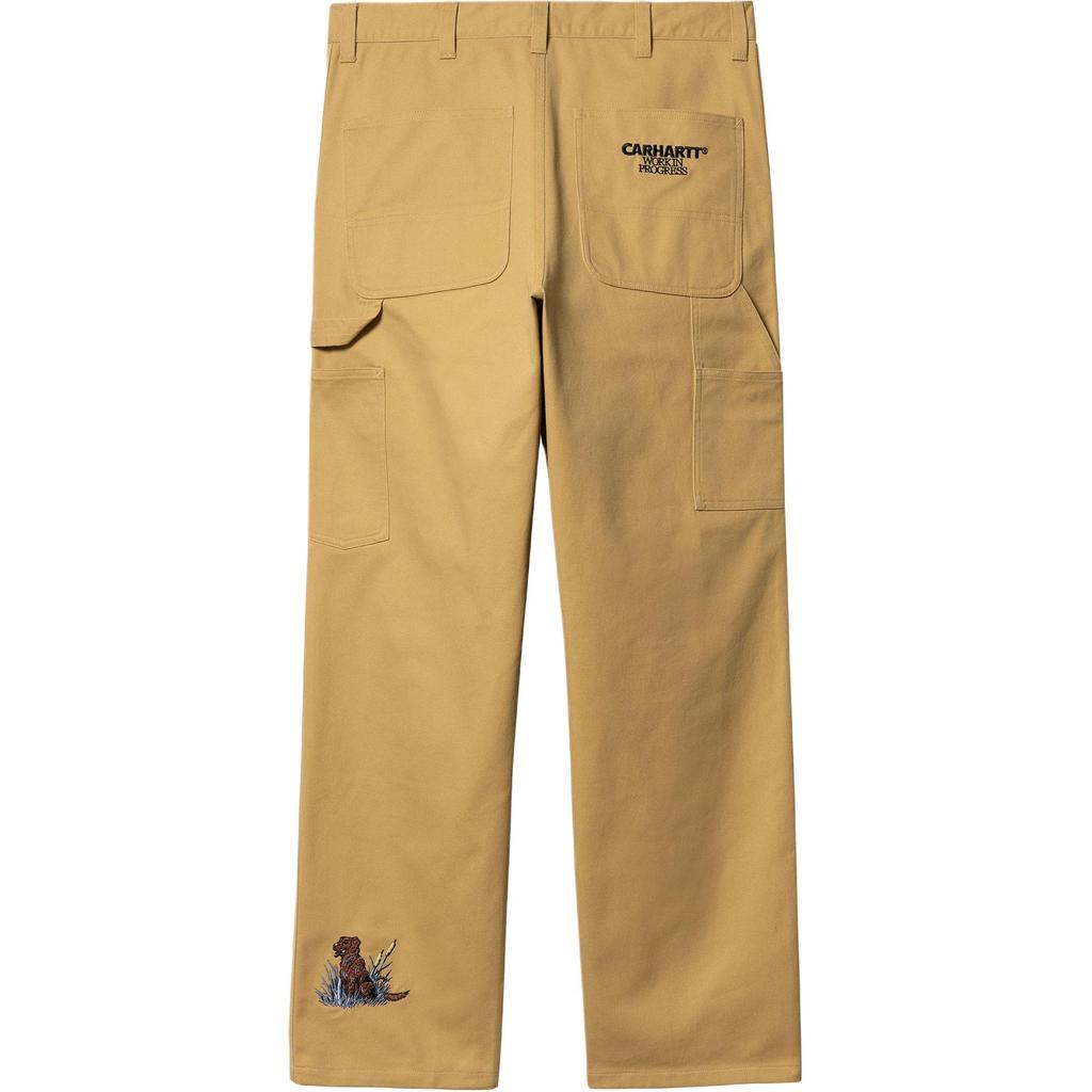 Carhartt WIP SS24 Ducks Single Knee Pant Loose Straight Leg Zipper Fly Duck Graphic Embroidery Square Label Casual Pants Unisex pants I033700-1YH-XX