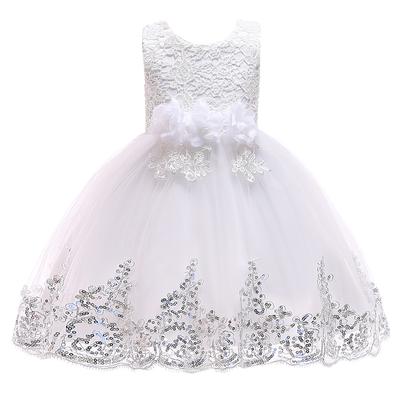 Children's Wear Clothes Girls Dresses Bow Wedding Dress Princess Dress...