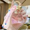 Starfish Quicksand Oil Keychain: Exquisite Pendant for Women's Bags, Students, and Kids - Cute Floating Schoolbag Decoration