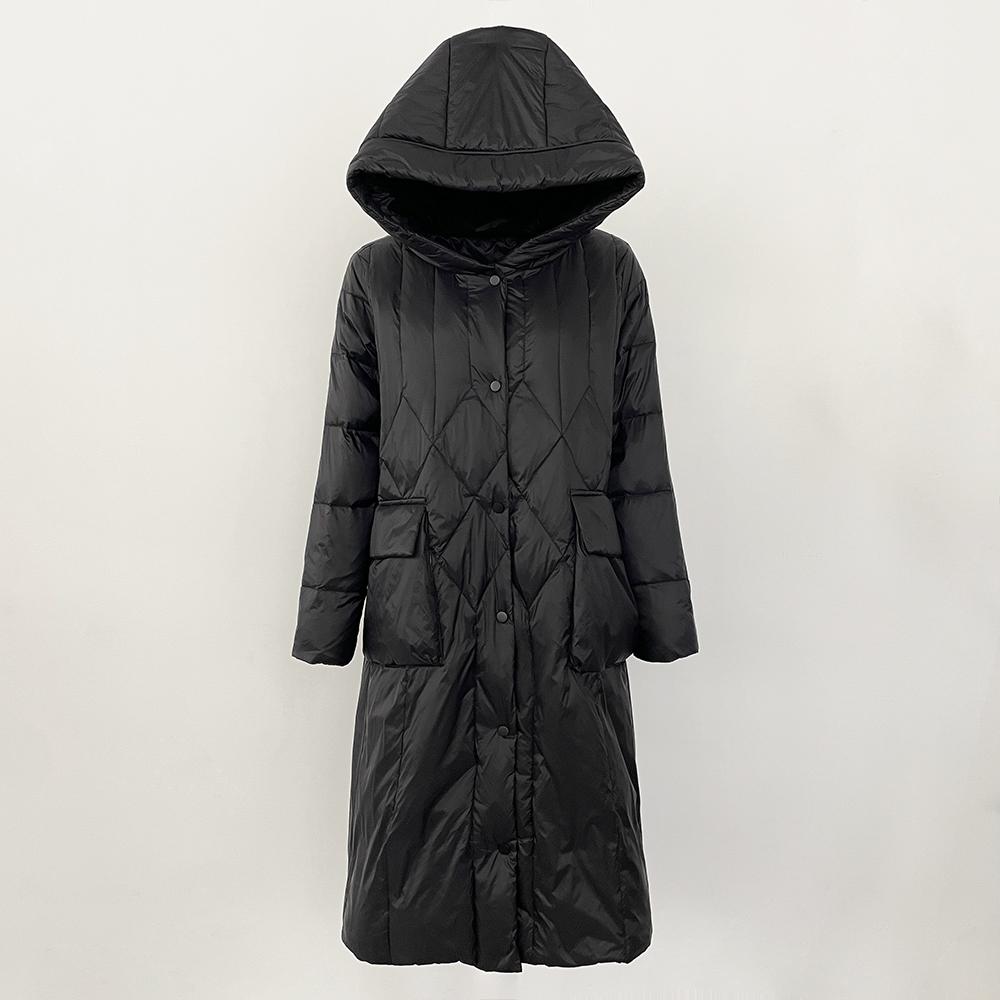 OFTBUY Зимняя повседневная утепленная куртка-пуховик в корейском стиле с капюшоном — фото 12