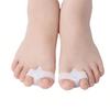 2 Pairs Of Silicone Thumb And Toe Separators, Wear-Resistant Day And Night Use, Toe Stacking Separation Corrector, Comfortable Foot Protection Tool