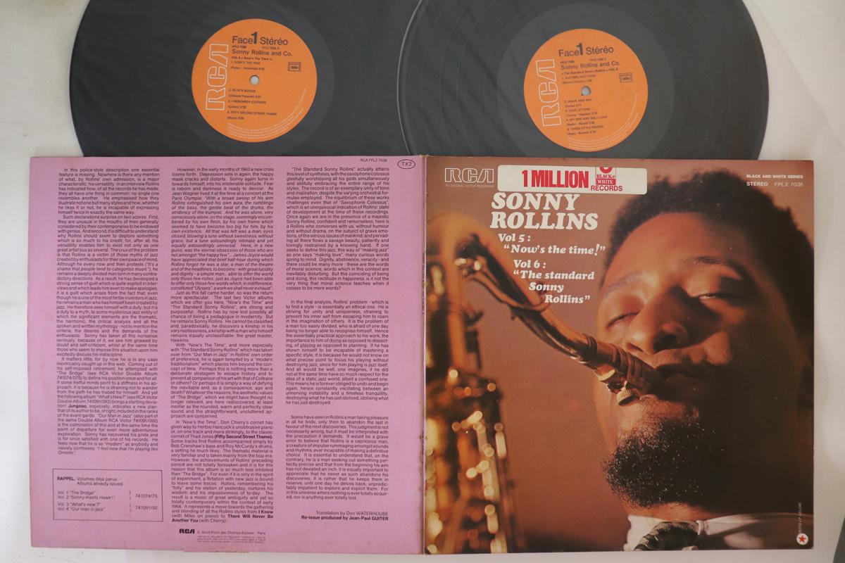 

LP-пластинка СОННИ РОЛЛИНС - Том 5: Сейчас самое время! / Том 6: FPL27036 RCA France Jazz Б/У