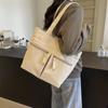 Canvas Bag Women's Large Capacity 2025 New Casual Shoulder Bag Fashion Sense College Students Commuting Shoulder Bag
