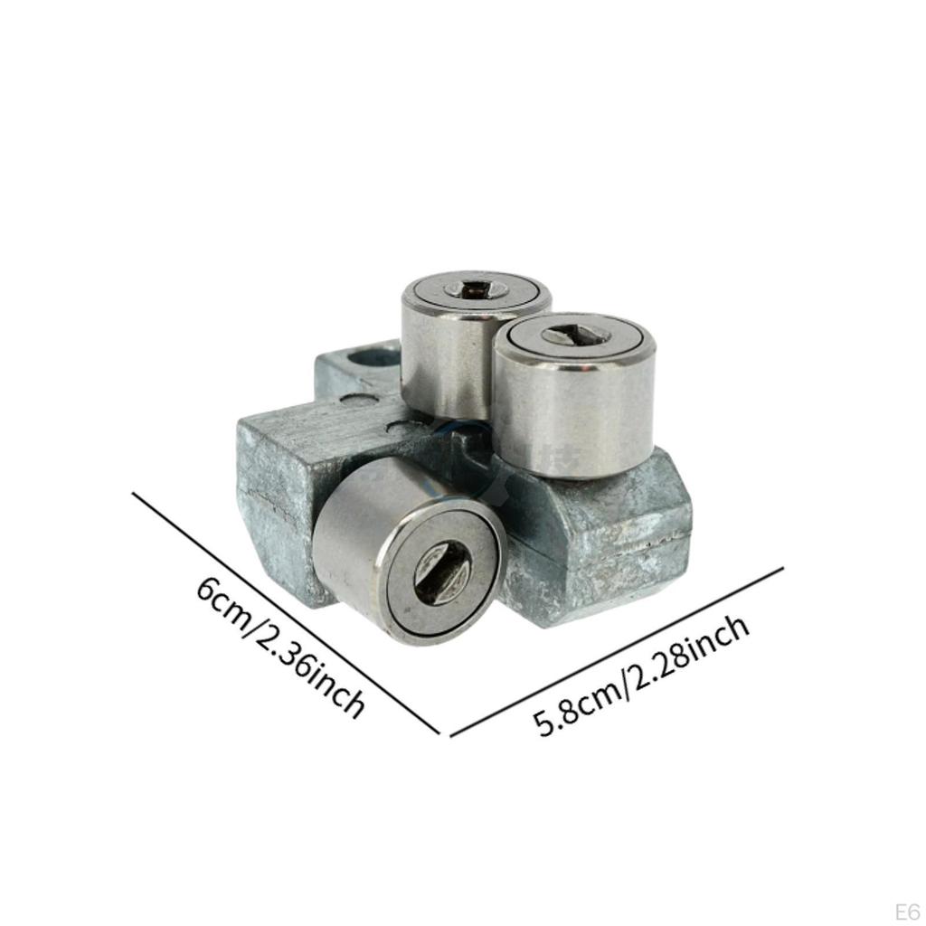 Ansamblu Rulment Ghidaj Pânză Față Ferăstrău cu Bandă, Kit Role de Ghidare Șină