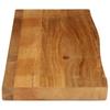 Vidaxl Blat Stołu Z Naturalną Krawędzią, 110X30X3,8 Cm, Drewno Mango