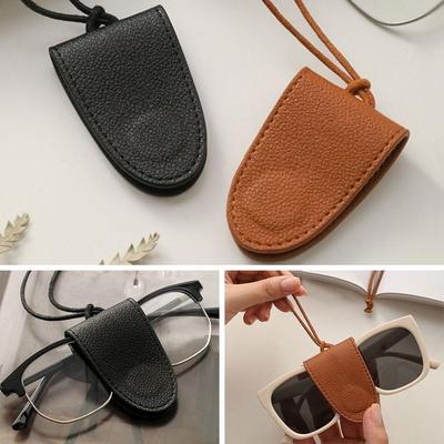 Travel Anti Fall Leather Eyewear Lanyard Sunglasses Storage Rope Sunglasses Chain Glasses Storage
