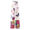 Damenmode, hohe Taille, elastische Damenhose mit weitem Bein, lässige und bequeme Strandhose