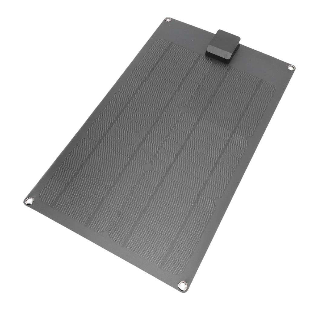 Solarna Ładowarka Podtrzymująca Akumulator Samochodowy RV Ładowanie Kroplowe Przenośny Wodoodporny Zestaw Panelu 30W z Kontrolerem Wyjście USB